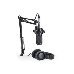MICROFONO + AUDIFONO STREAMING/PODCAST AUDIO-TECHNICA AT2035PK