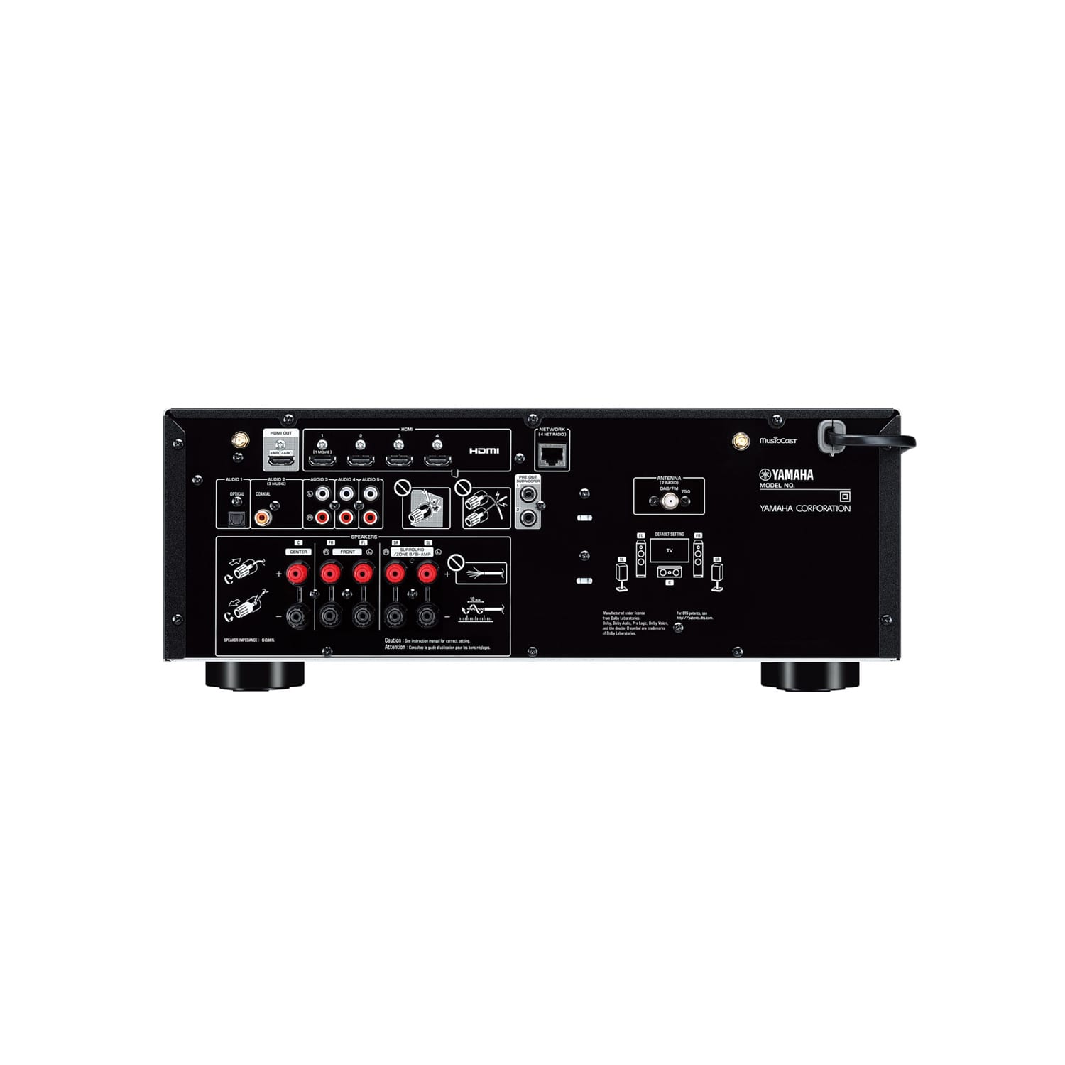 YamahaReceiverRXV4A_2