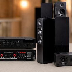 SET PARLANTES 5.0 HTS-705+ AMPLIFICADOR 5.0-AV298BT