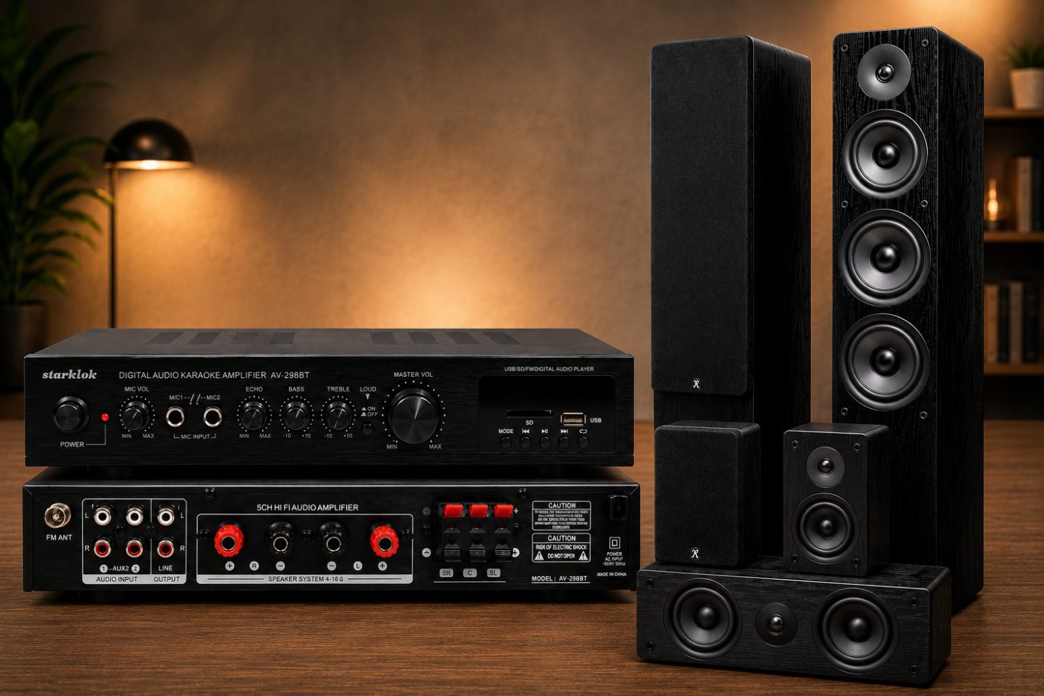 KIT-ST707-AMPLIFICADOR-AV298BT