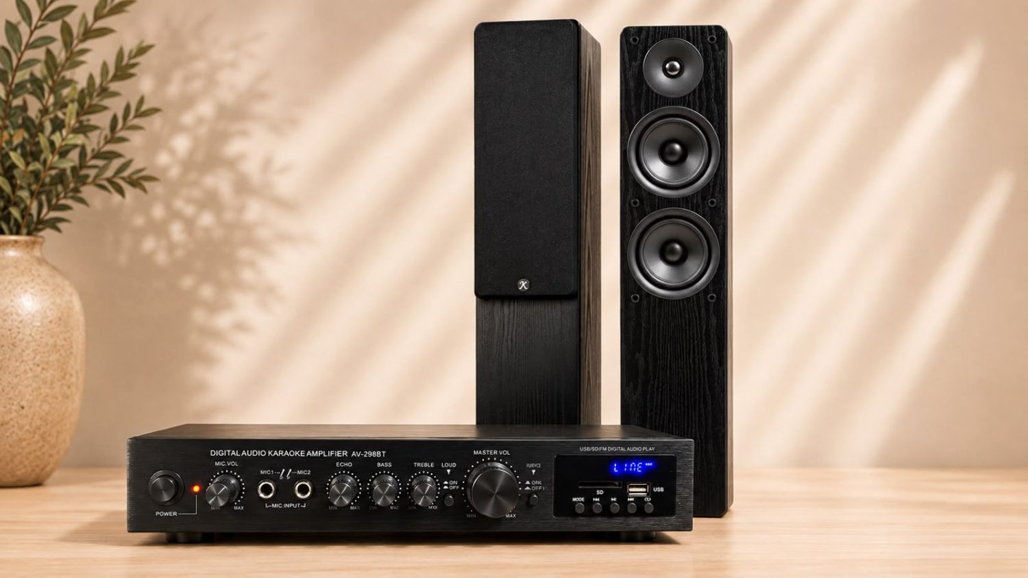 ST702+AMPLIFICADOR AV298BT